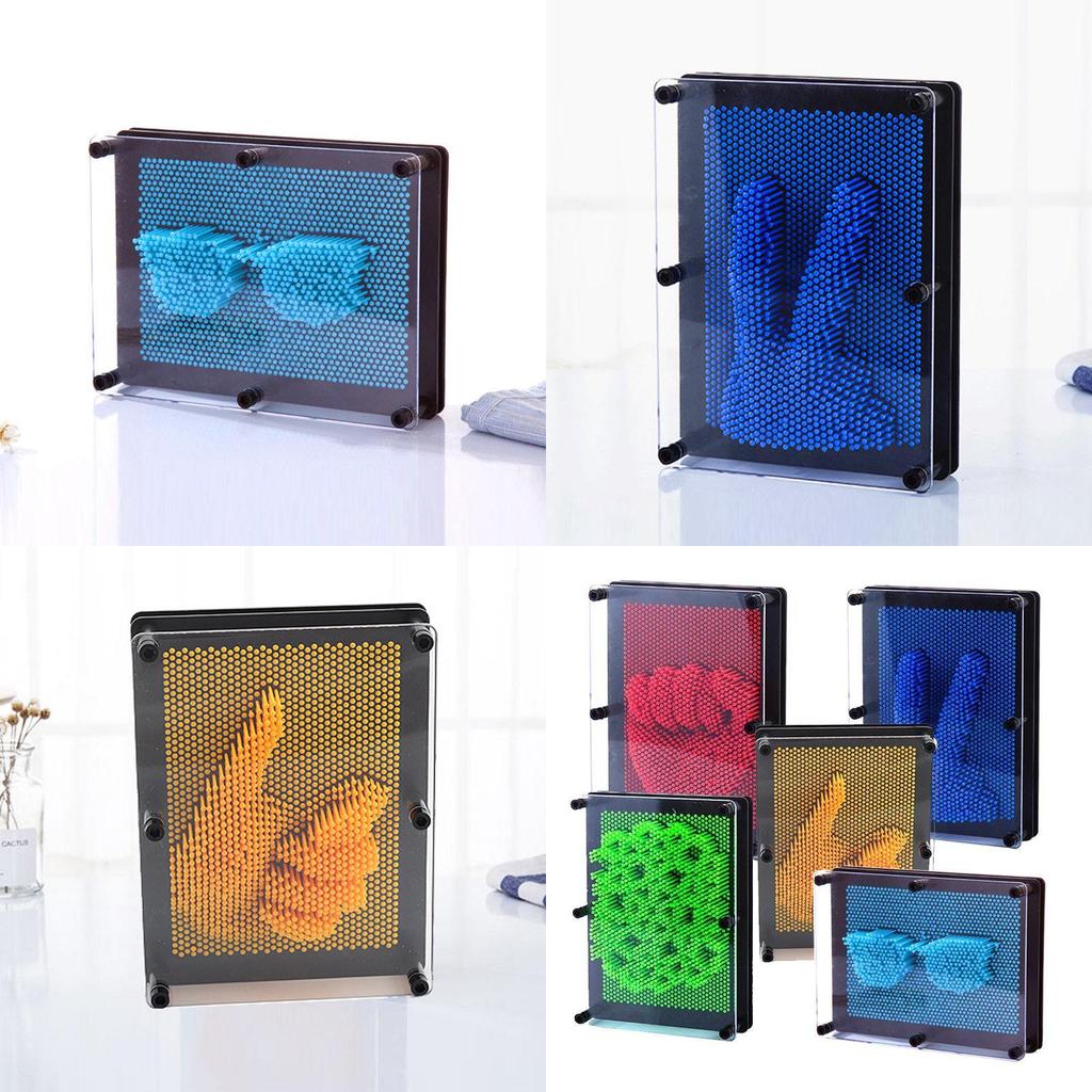 Timeless Funny Game 3d Clone Shape Pin Art Pinscreen Hand Mold Toy For Creative Fun
