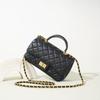 Fashion Versatile Chain Handbag Sheepskin Shoulder Oblique Span Bag Light Luxury Classic Trend Diamond Bag