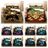 Game Console Printed Bedding Set Microfiber Teens Double Size Bed Set Cover Fashion Highend Home Bedclothes