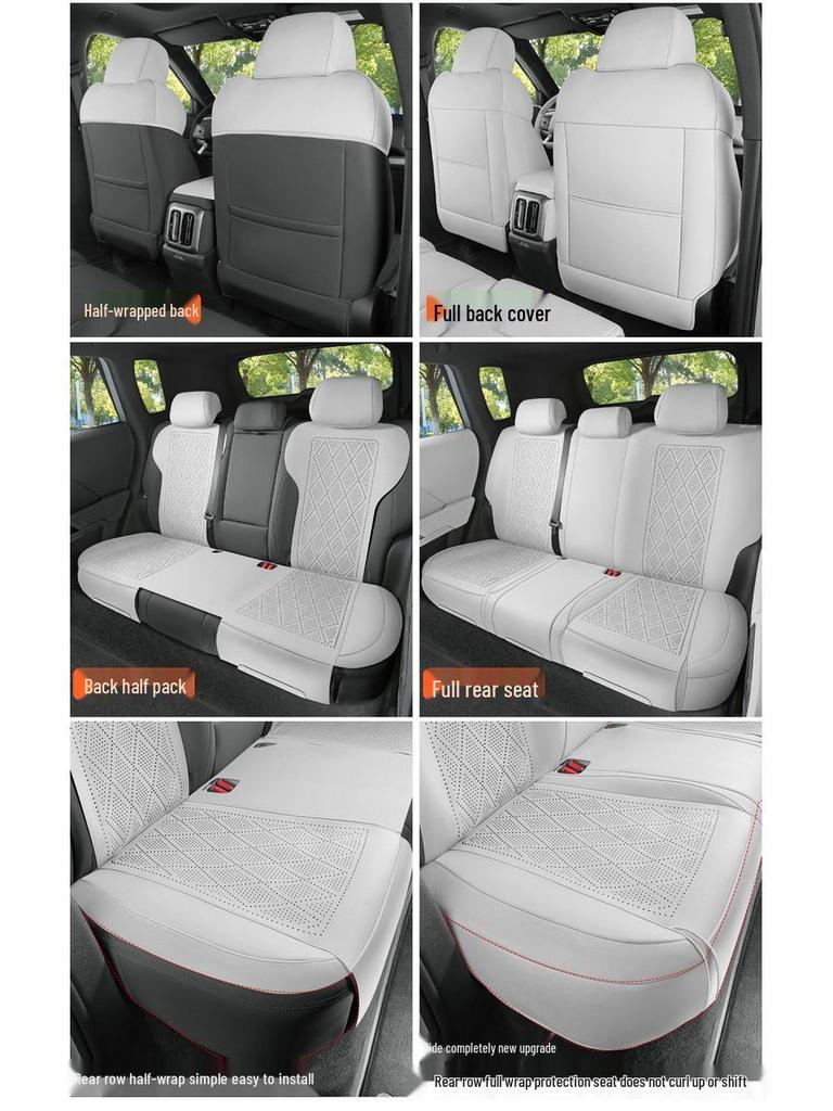 BYD Yangwang 8 Suede Car Seat Cover - All-Season Full Coverage Cushion Pad