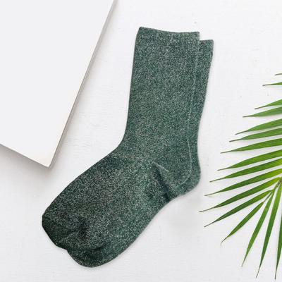 Women's Glitter Ankle Socks Sparkly Metallic Crew Socks Ladies Shiny Piles Socks Summer Thin Cotton Sock for Ladies Girls