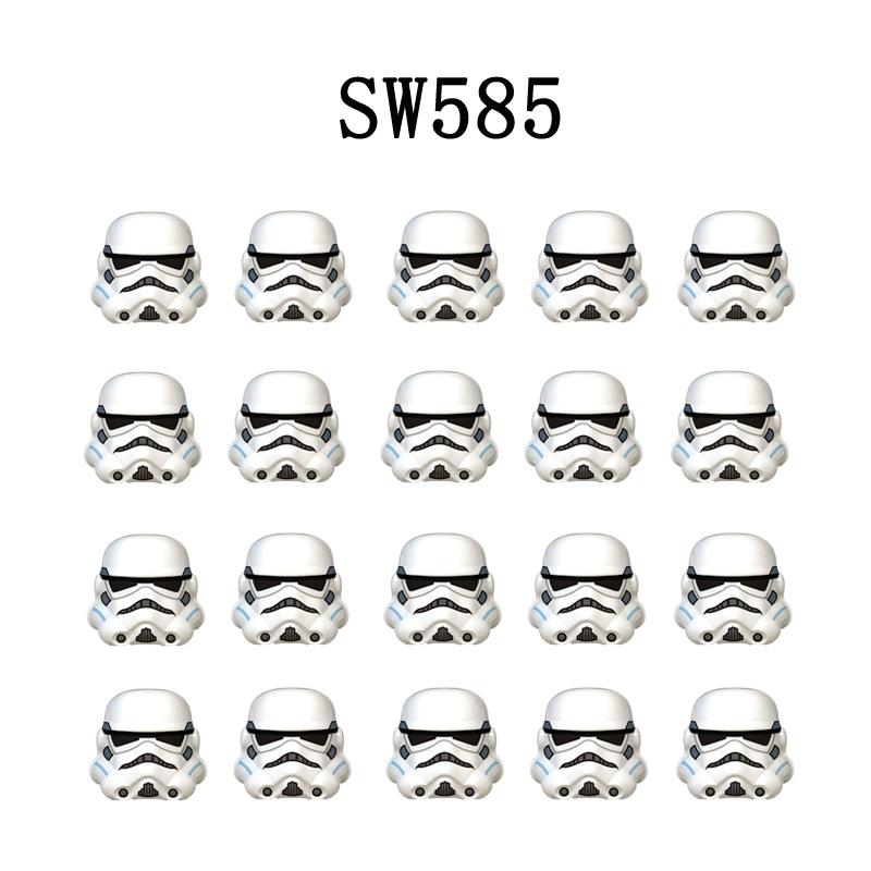 

20 шт./набор строительных блоков штурмовик SW585 SW166 SW691 кирпич клон солдат фигурка штурмовики Белой Империи мини сборка C-SW166
