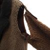 unused EZUMi Knit sleeve Boa coat M Brown Women Used