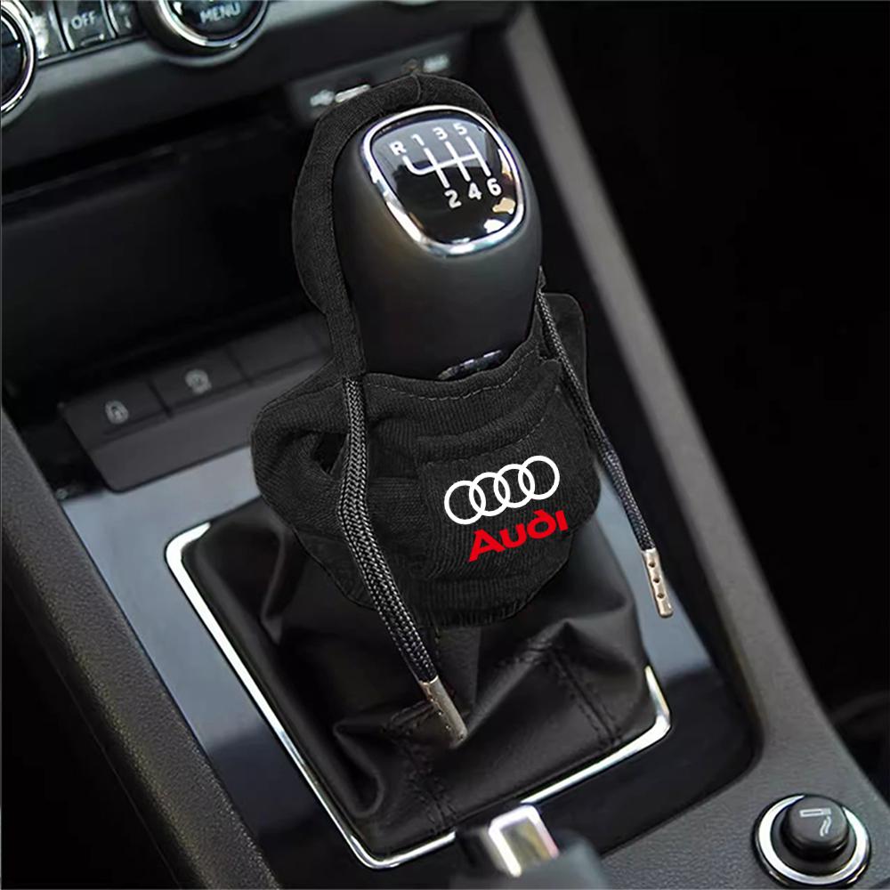 2026 Hot Hoodies Car Gear Shift Cover Change Speed Lever Sweatshirt Covers For Audi A3 A4 A5 S4 RS4 A7 S5 A6 A1 Q2 Q3 Q5 Q7 Q8 RS Sline