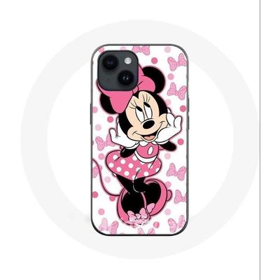 Case - Maniacase - Iphone 14 - Minnie Mouse - Cute Cartoon - Soft - Pink