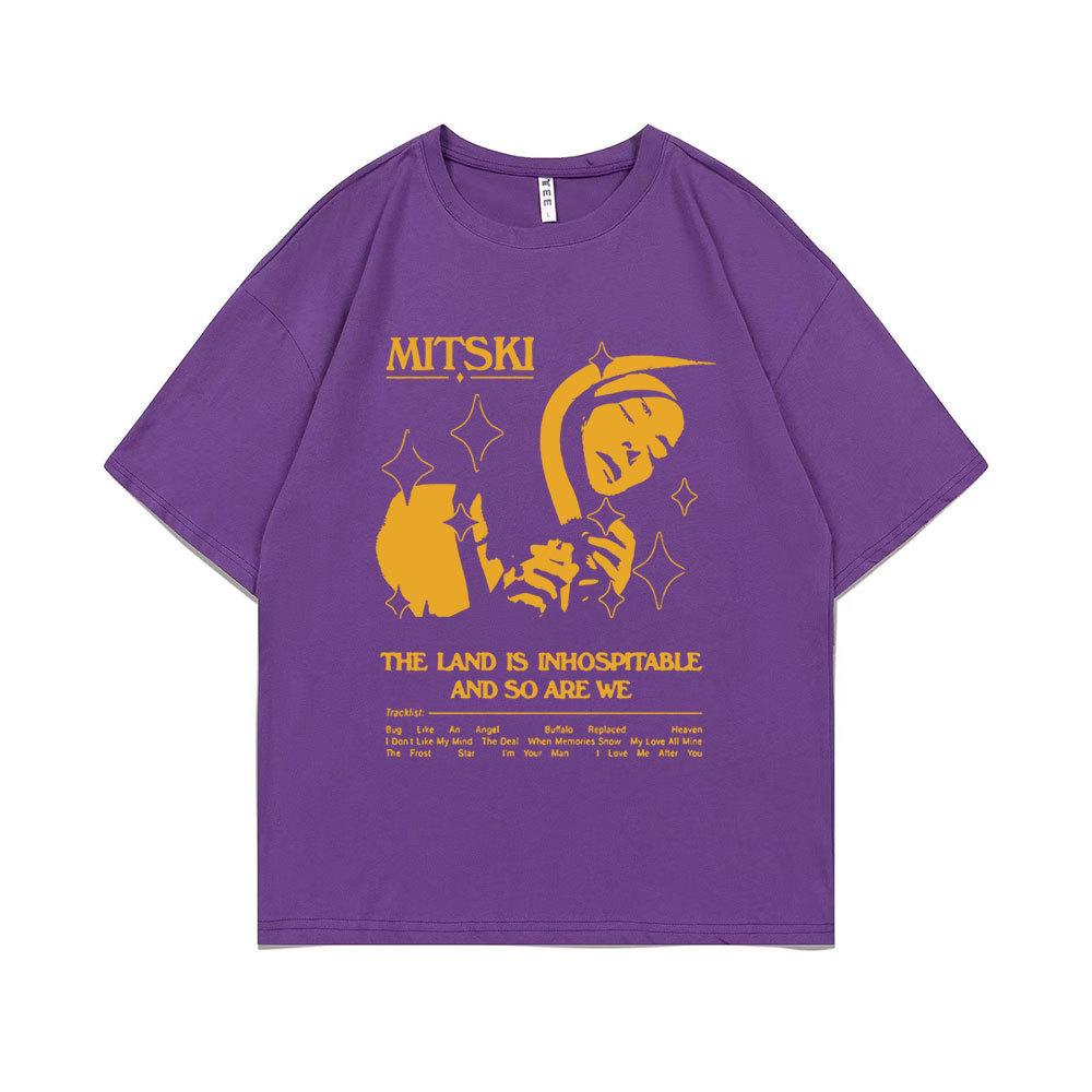 The Land Is Inhospitable Print T-shirt Mitski Album T Shirts