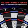 Electronic dart game with soft tips, dual LED screens, 33 games, 202 variations, up to 8 players