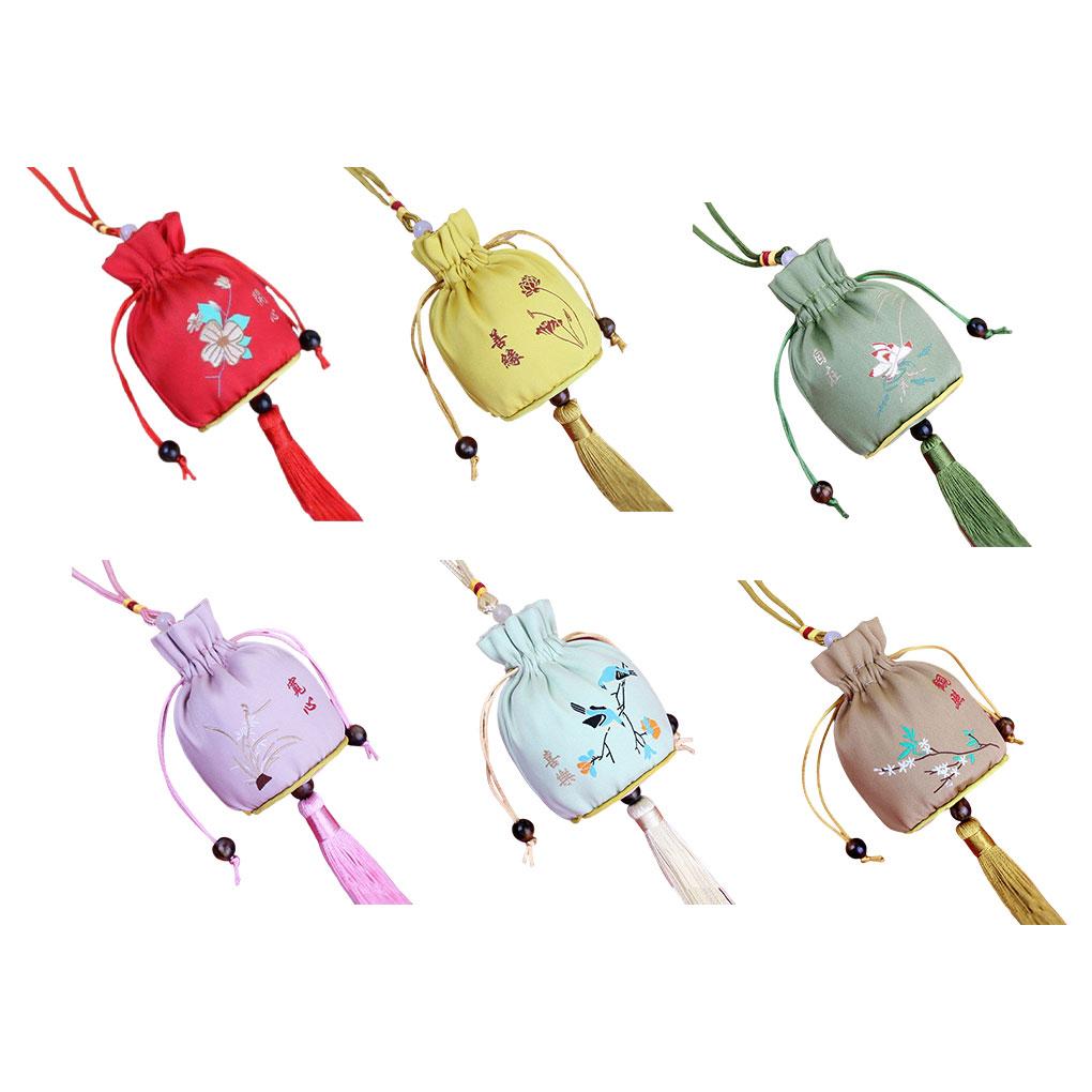 Sachet Bag Traditional Chinese Style Portable Cloth Bags Vintage Pouch Gifts Party Favor Jewelry Decoration Pocket