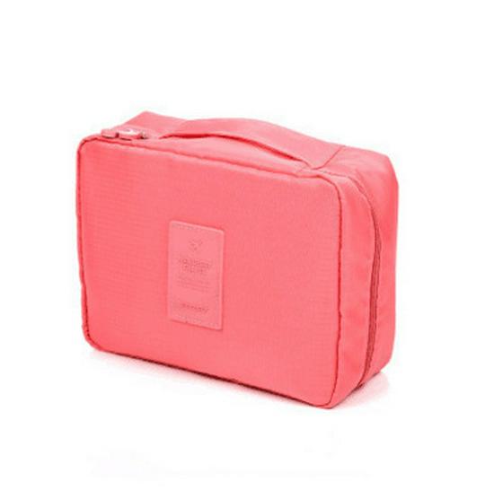 Korean Style Women's Travel Makeup Bag - Stylish, Multifunctional Toiletry Organizer with Large Capacity