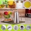 850ML Olive Oil Dispenser 304 Stainless Steel Oil Can Pot  Commercial Restaurant