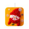 Christmas Felt Sewing Kit for Kids Educational DIY Craft Set Nonwoven Fabric Lacing Activity Holiday Themed Ornament Making Preschool Learning Toy