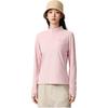 Anta Outdoor Series Comfortable Casual Versatile Slim Fit Base Layer Half Zip Fleece Long Sleeve Women Tops Soft-Pink 962546401-2