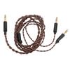 Headphone Replacement Cable 3.5mm to Dual 3.5mm Plug Earphone Cable for Beyerdynamic T1 II T5 for MDR Z7 for Sundara
