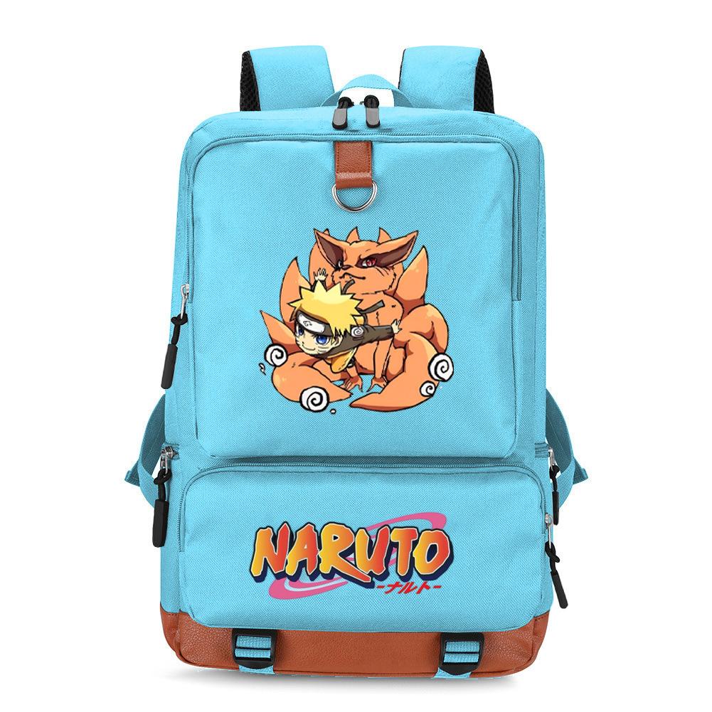 

Аниме Наруто школьный рюкзак Ученики начальной школы 3-6 классов 4-5 классов средней школы большой вместимости рюкзак для красивых мужчин 17 inch backpack