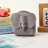 PU Leather Baby Elephant Coin Purse Women's Bag Pendant Creative Card Holder Storage Lipstick Envelope Zipper Money Bag