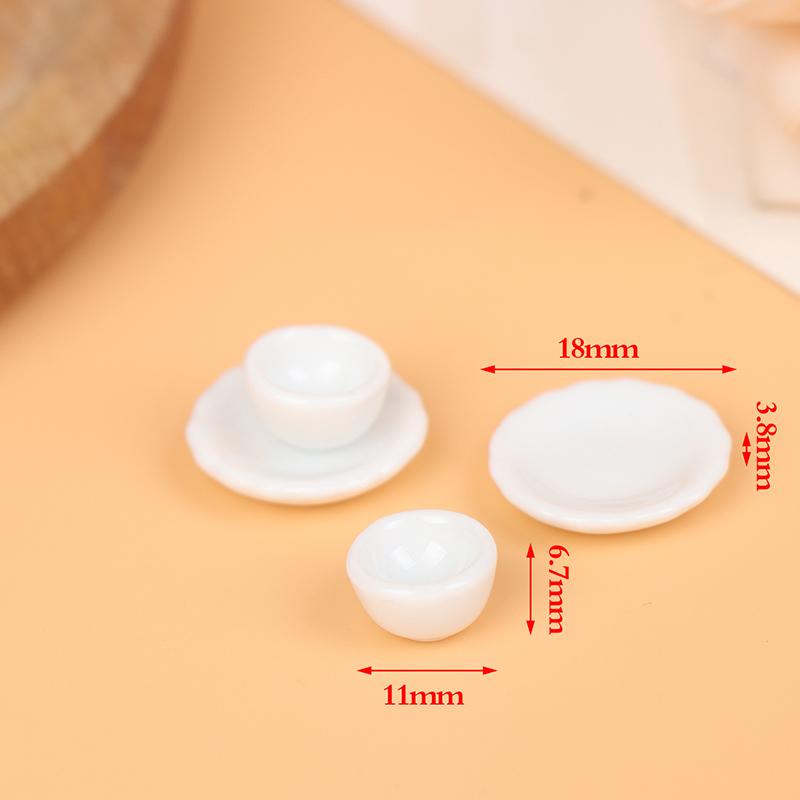 1:12 Dollhouse Mini Resin Table lamp TV Rocking Chair Stool Tea Set Furniture Kitchen Japanese Style Groceries Crafts Decor Toy