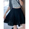 Ballet-Style White Lace A-Line Short Skirt for Women - Spring/Summer 2025 Collection.
