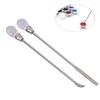 3Colors Nail Spatula Picker Spoon Acrylic Gel Powder Mix Stick Stirring Rod Manicure Tool Set