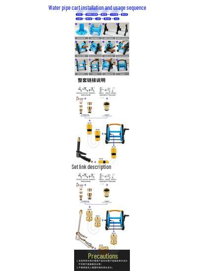High-Pressure Car Wash & Agricultural Spray Head with Freeze-Proof, Sun-Proof Hose Connector