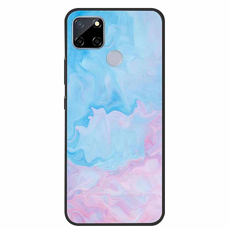 Für Realme C25 Hülle Marmor Silikon TPU Weiche Abdeckung Handyhülle Für OPPO Realme C25S C25 S Funda Stoßfest Coque RMX3191 Capa