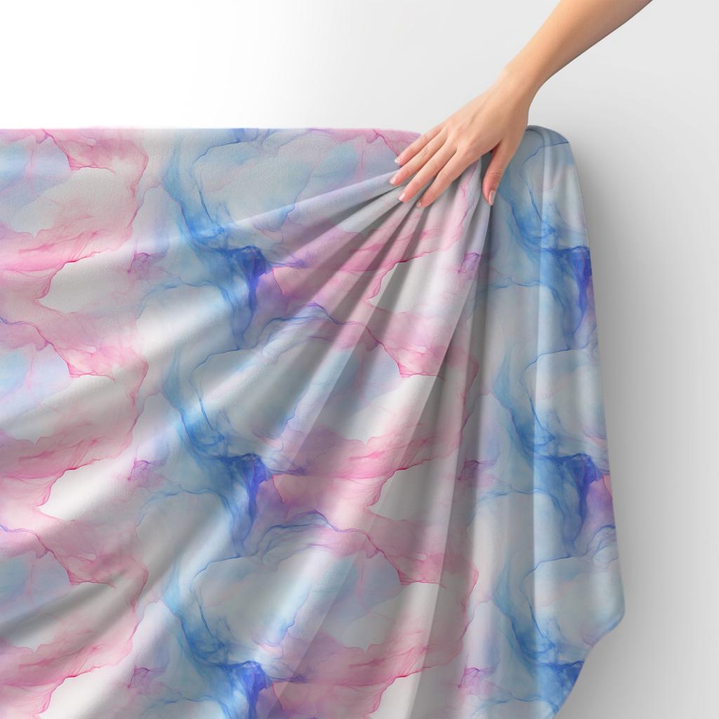 Royal Samt Stoff Polyester Zum Nähen - Motiv Abstraktion - Rdx2896