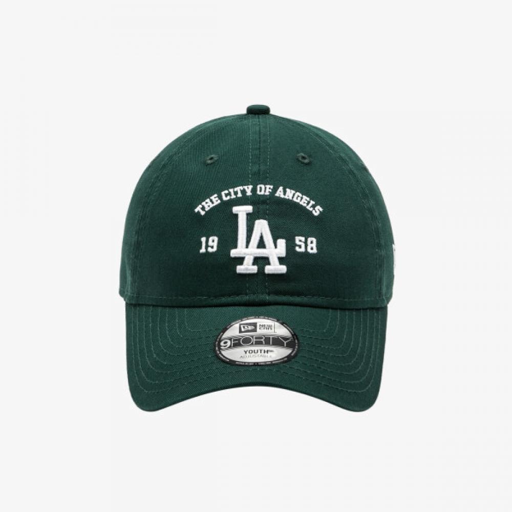 

New Era Mlb La Dodgers Unstructured Ballcap Dark Green Arch City Slogan painted/youth