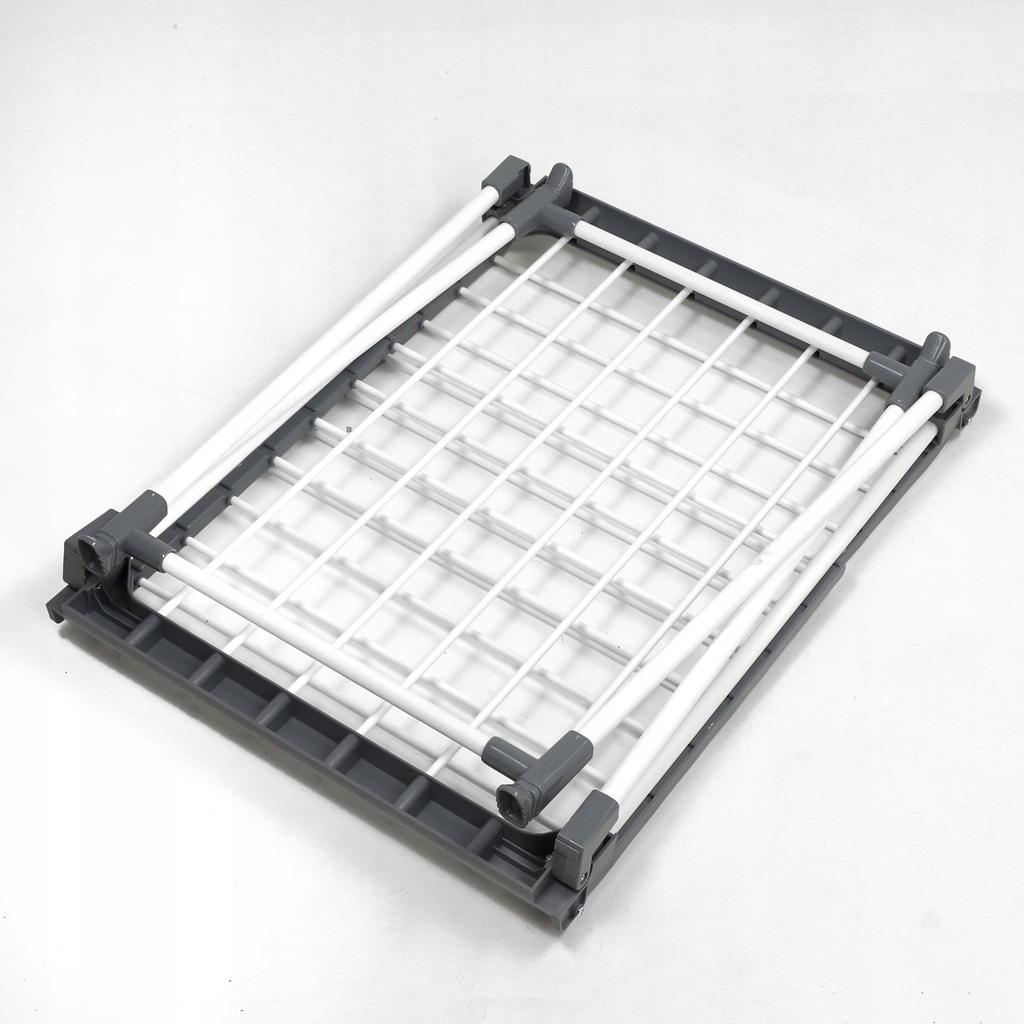 KADAX Suszarka Na Pranie Balkonowa Stojąca Do Ubrań Składana Na Bieliznę