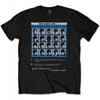 The Beatles Unisex Adult Hard Days Night 8 Track T-Shirt