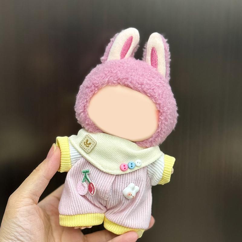 Clothes For Labubu Dolls Accessories, Stylish Kawaii Outfit Set Suitable