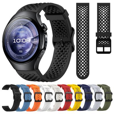 22mm Silikon Weiches Armband Für HUAWEI WATCH GT5 Pro GT5 GT4 Sportarmband HUAWEI WATCH 5 46mm 4 3 Pro Ultimate Atmungsaktive Bänder