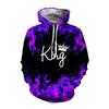 Sudadera con capucha para hombre y mujer, con estampado 3D, a la moda, con diseño de rey y reina, para él y para ella, informal, de gran tamaño