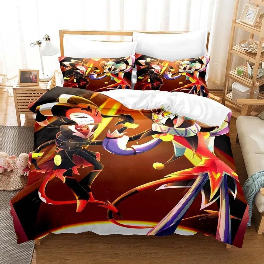 New Blitzo Boss Bedding Set Single Twin Full Queen King Size Anime Duvet Cover Sets for Adult Kid Bedroom