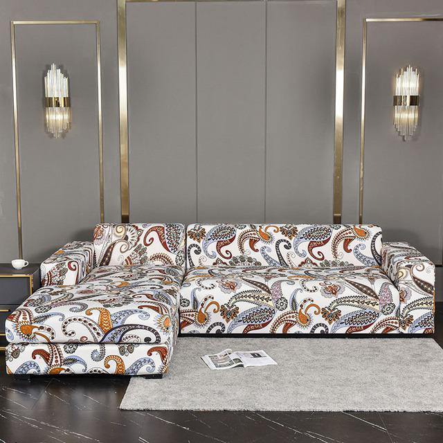 

Чохли для шезлонга на диван для вітальні Потрібно придбати 2 предмети. Еластичний чохол на диван. Еластичний чохол для кутового дивана L-форми. 1-seat 90-140cm 1PC