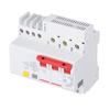 Residual Current Circuit Breaker 3P+N Miniature Circuits Breakers DIN Rail Mount AC 400V