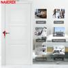 NAIERDI Portable Door Lock Safety Latch Metal Lock Anti Theft Security Lock Great for Travel Dormitory,Airbnb,Hotel,Home, Motel