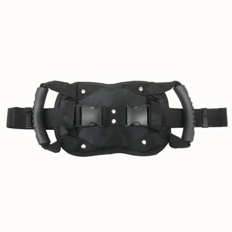 

Motorcycle Protective Gear Seat Safety Belt Rear Passenger Grip Grab Handle Non-slip Strap чёрный