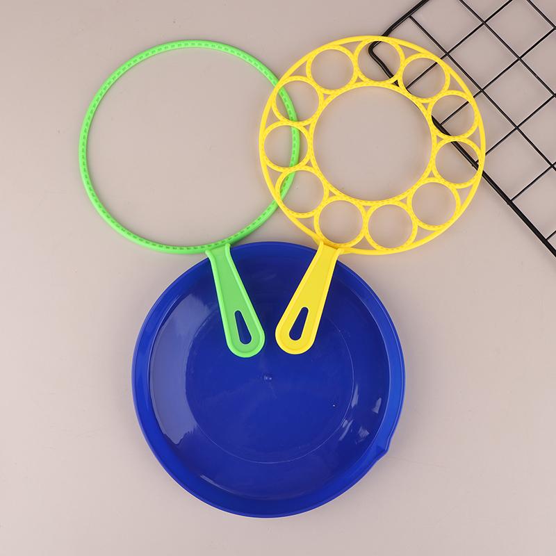 Children Big Bubbles Wand Kit Kids Toys Fancy Bubble Circle Props Parent-Child Interaction Props Outdoor Playtime Toys