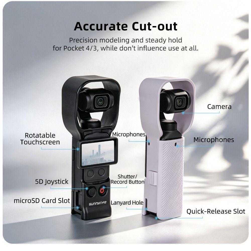 Anti-Scratch Protective Frame Case Housing Shell for DJI Osmo Pocket 4 3 Gimbal Camera Accessories