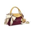Gucci Kosmetiktasche/Kulturbeutel [Personalisierte Tasche] Berlin Flowers Glitzer Katze Geschenk Retro Weinrot Vergoldet Duft Blumen in Berlin Originalversion