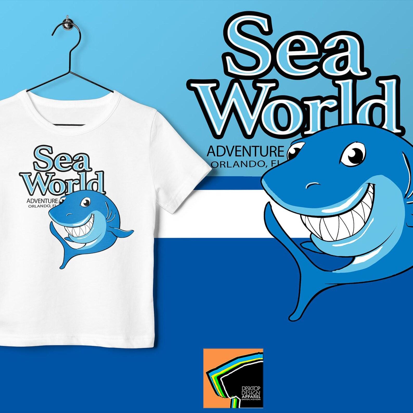 Kids Vacation Tee, Kids Park tshirt, Kids Tee Shirt, SeaWorld Kids T Shirt, Dolphin Tees for Kids, Theme Park Tops L