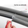 Door Sealing Strip Door Gap Sound Insulation Strip Bedroom Windproof Waterproof Adhesive Foam Rubber Strip Washable
