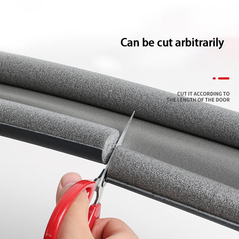 Door Sealing Strip Door Gap Sound Insulation Strip Bedroom Windproof Waterproof Adhesive Foam Rubber Strip Washable