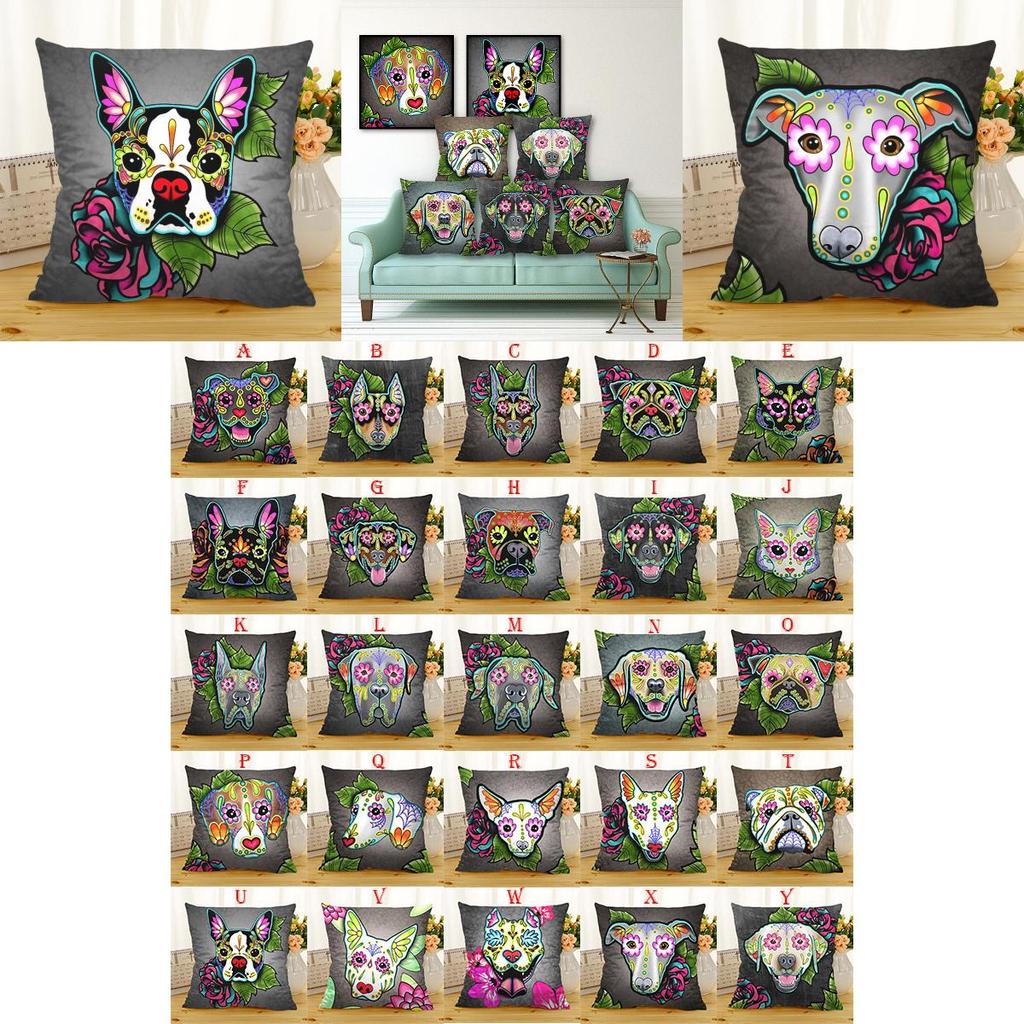 Versatile Cute And Humorous Dog Pillow Cover For Car Sofa And Home Office
