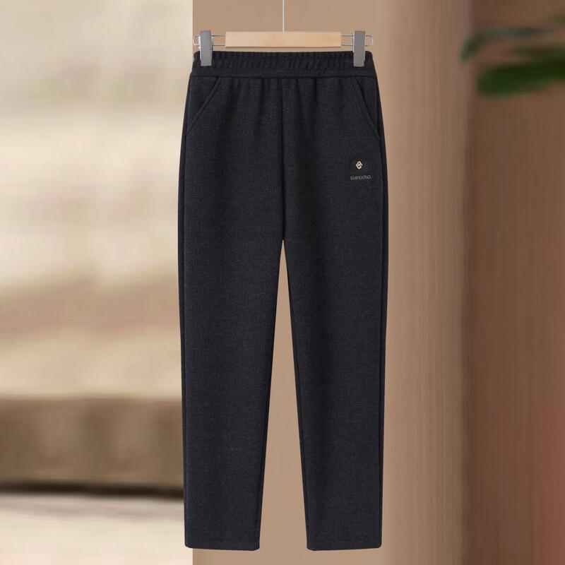 Hodo Women's Winter Fleece-Lined Straight-Leg Elastic Waist Pants