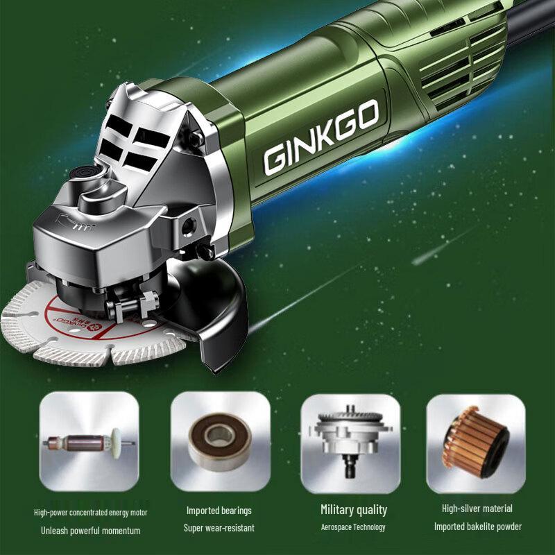 Jinke G1002 1210W Industrial Angle Grinder CN plug (adapter included)