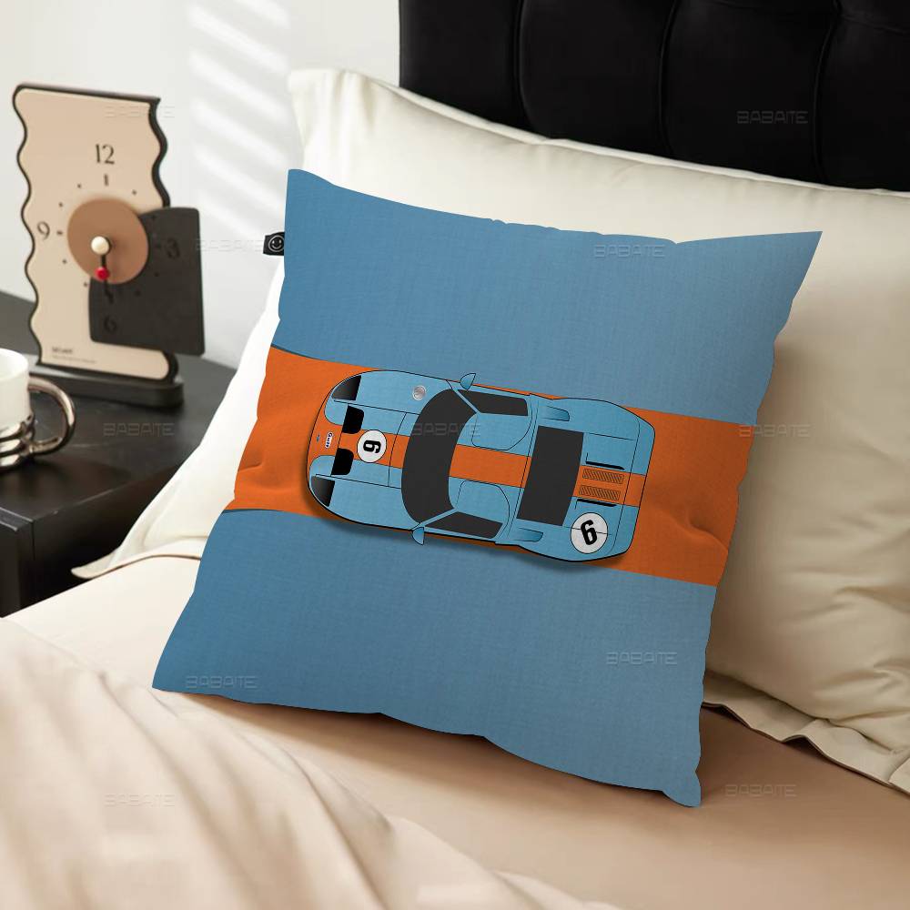 G-Gulfs Racing Car Logo Personalized Pillow Cover Kids Bedroom Wild Party Decor Pillowcase Kid Birthday Shower Gift