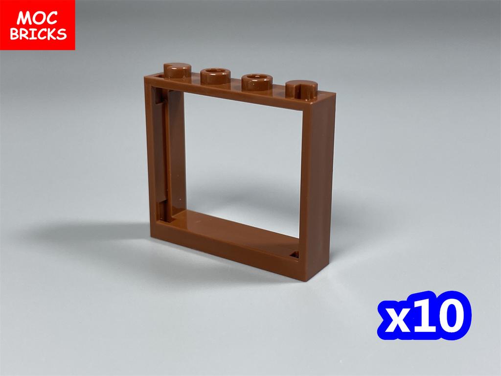 Non-Toxic Moc Bricks Door Frame Glass Window 1X4X3 60594 60603 Diy Architecture House Building Blocks Toys Kids Plastic Dolls