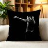 D-Depeche Mode Synth Pop Rock Band Retro  Square Double-Sided printed Pillow Case Bedroom Bedside Pillow Sofa Cushion Cover