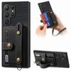 Wrist Strap Phone Case for Samsung Galaxy S24 Plus S23 FE S25 S22 Ultra A06 A16 A36 A05 A15 A25 A35 A55 Wallet Card Holder Cover