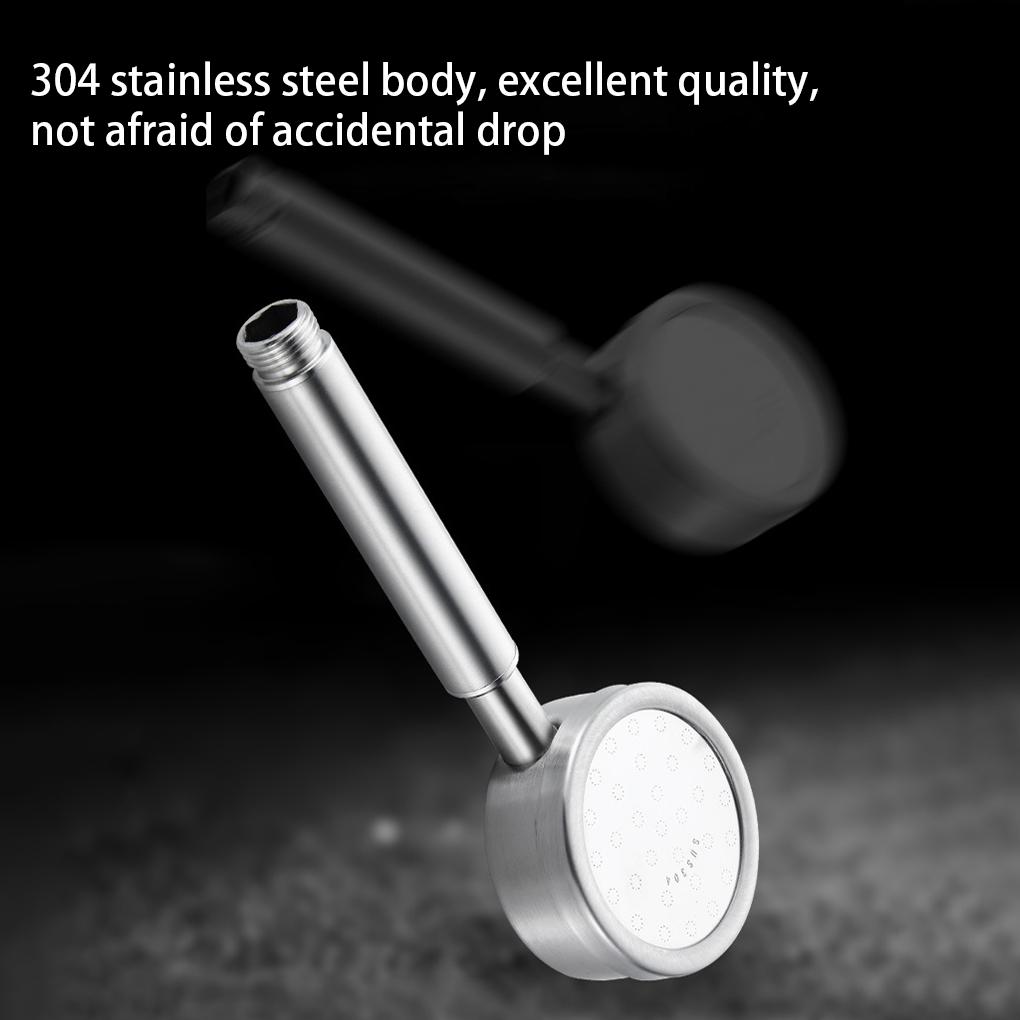 Pressurized Shower Stainless Steel Detachable Bathroom Shower Sprayer Water Sprinkler Showering Supplies